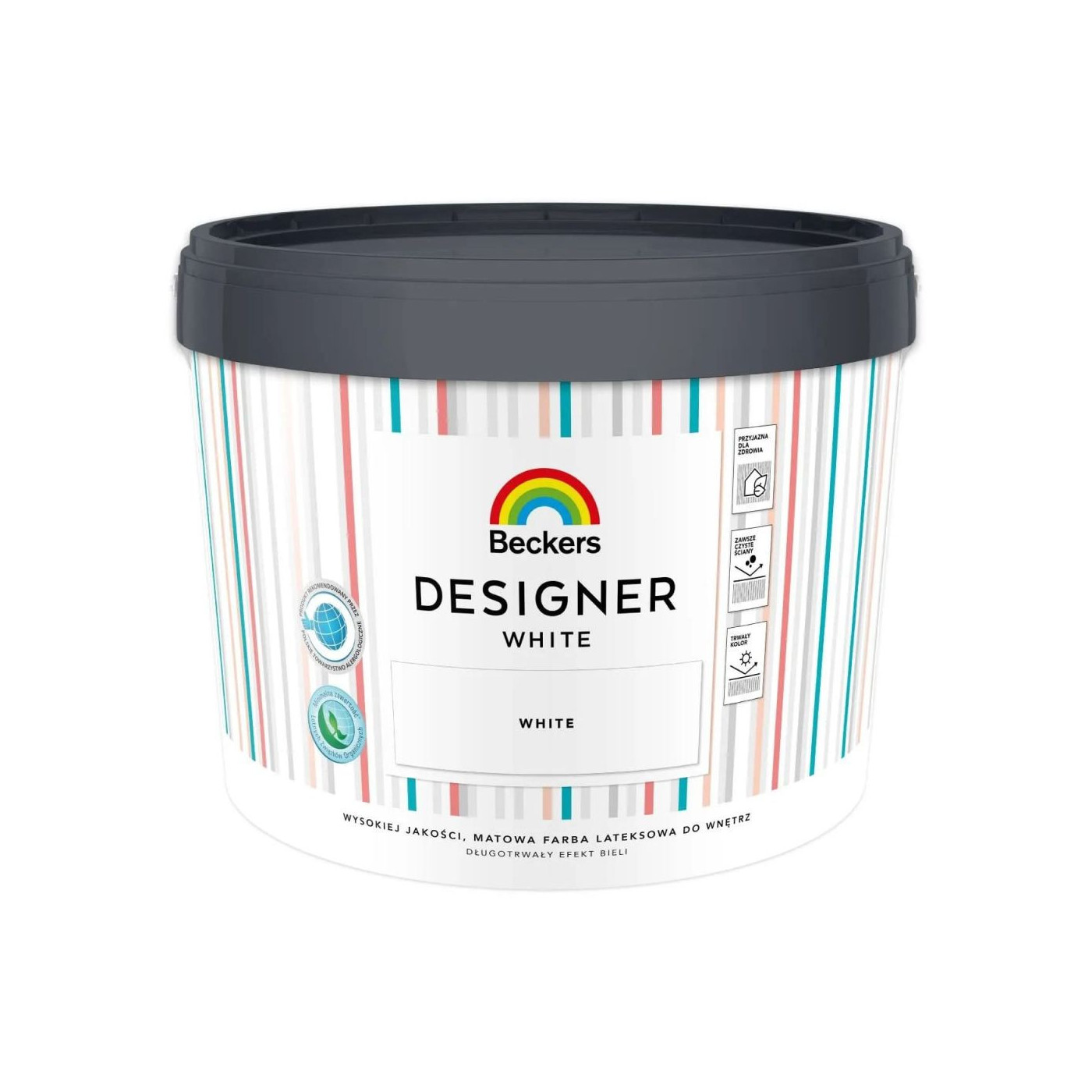 Farba Lateksowa Designer White 10L Beckers