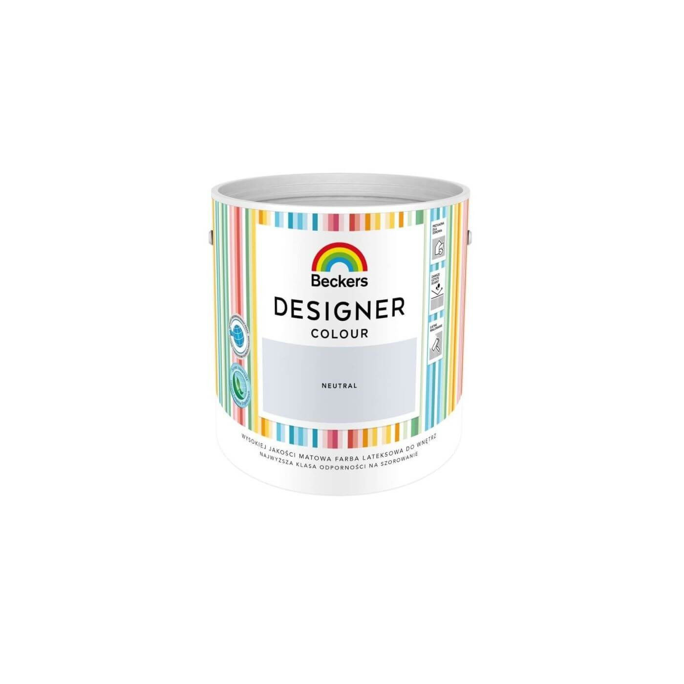 Farba Lateksowa Designer Colour Neutral 2,5L Beckers