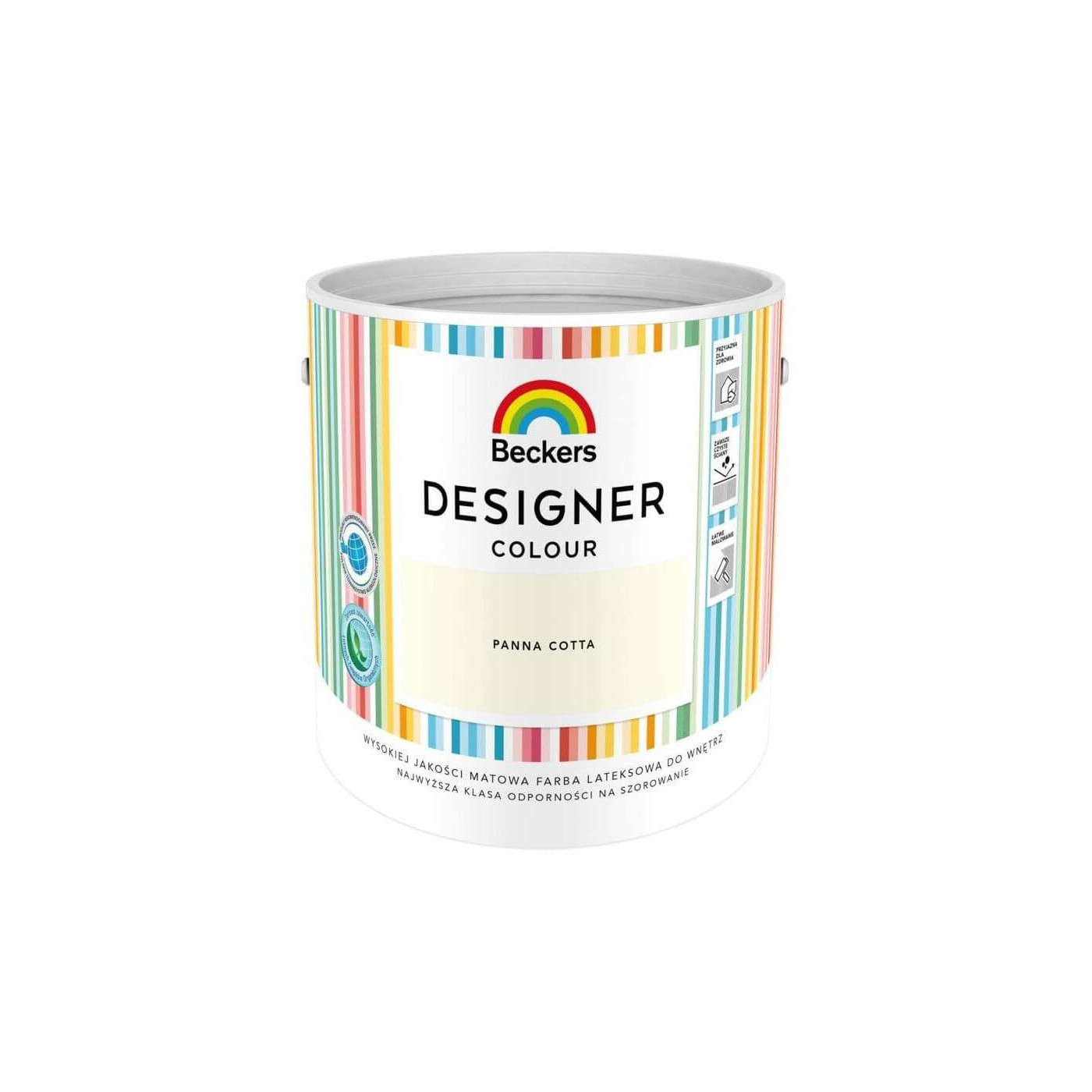 Farba Lateksowa Designer Colour Panna Cotta 2,5L Beckers