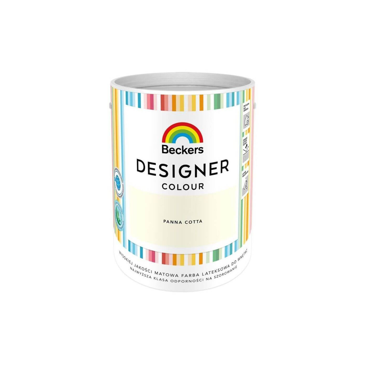 Farba Lateksowa Designer Colour Panna Cotta 5L Beckers