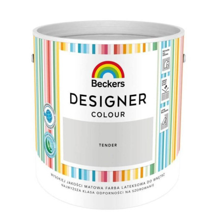Farba Lateksowa Designer Colour Tender 2,5L Beckers