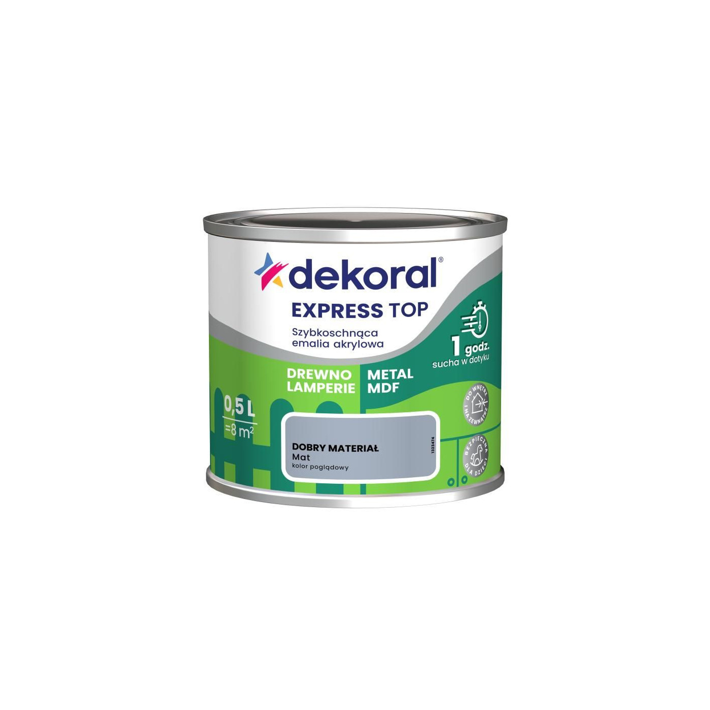 Emalia Szybkoschnąca Do Dzieła Dobry Materiał Mat 0,5L Dekoral