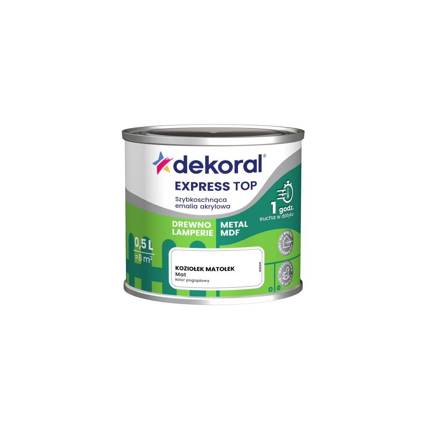 Emalia Szybkoschnąca Do Dzieła Koziołek Matołek Mat 0,5L Dekoral