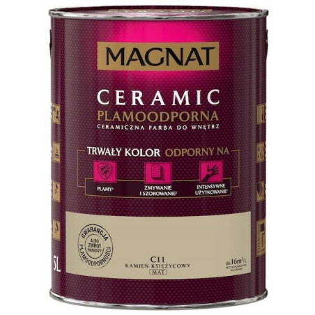 Farba Ceramiczna Magnat C11 Kamień Księżycowy 5L