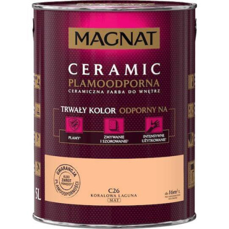 Farba Ceramiczna Magnat C26 Koralowa Laguna 5L