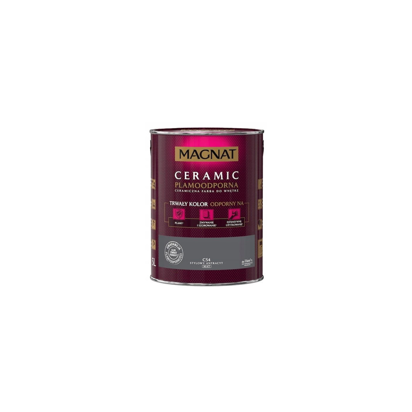 Farba Ceramiczna Magnat C54 Stylowy Antracyt 5L