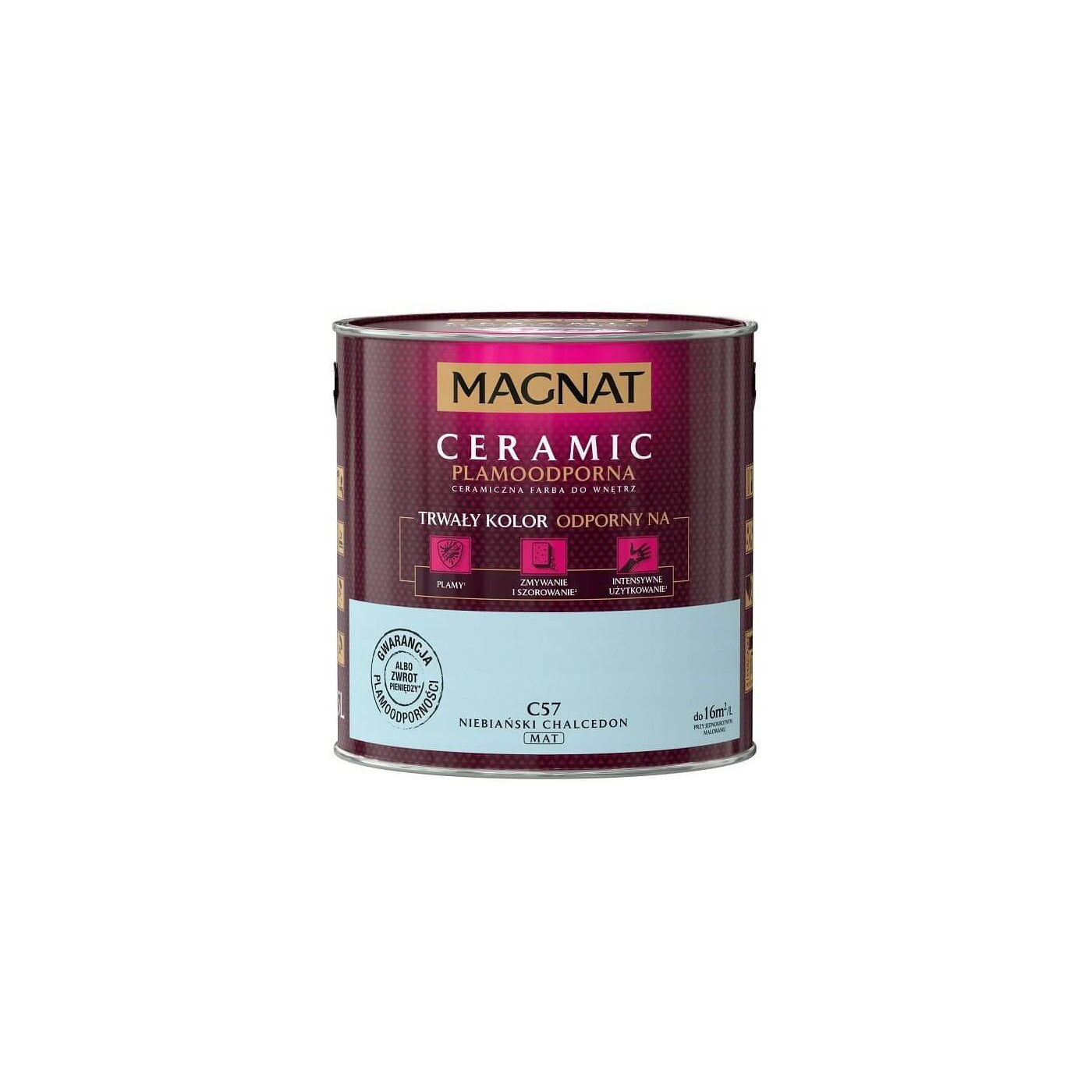 Farba Ceramiczna Magnat Ceramic C57 Niebiański Chalcedon 5L