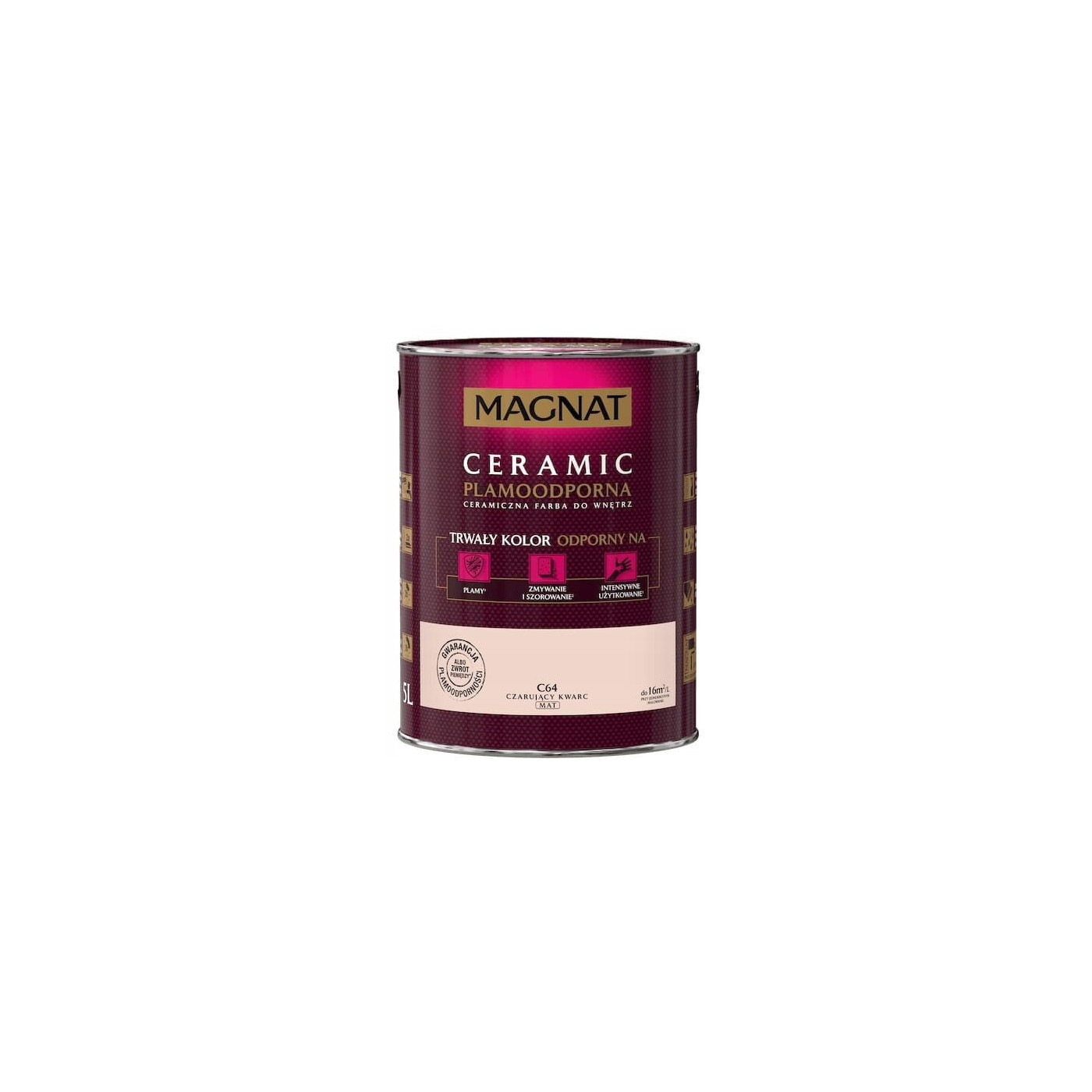 Farba Ceramiczna Magnat C64 Czarujący Kwarc 5L