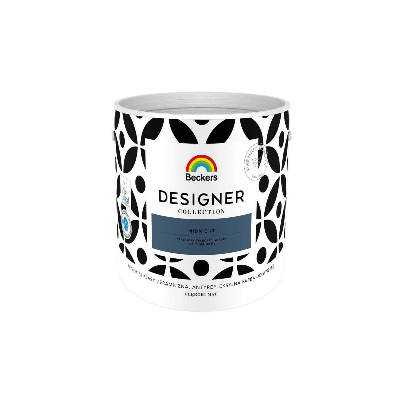 Farba Ceramiczna Designer Collection Midnight Mat 2,5L Beckers