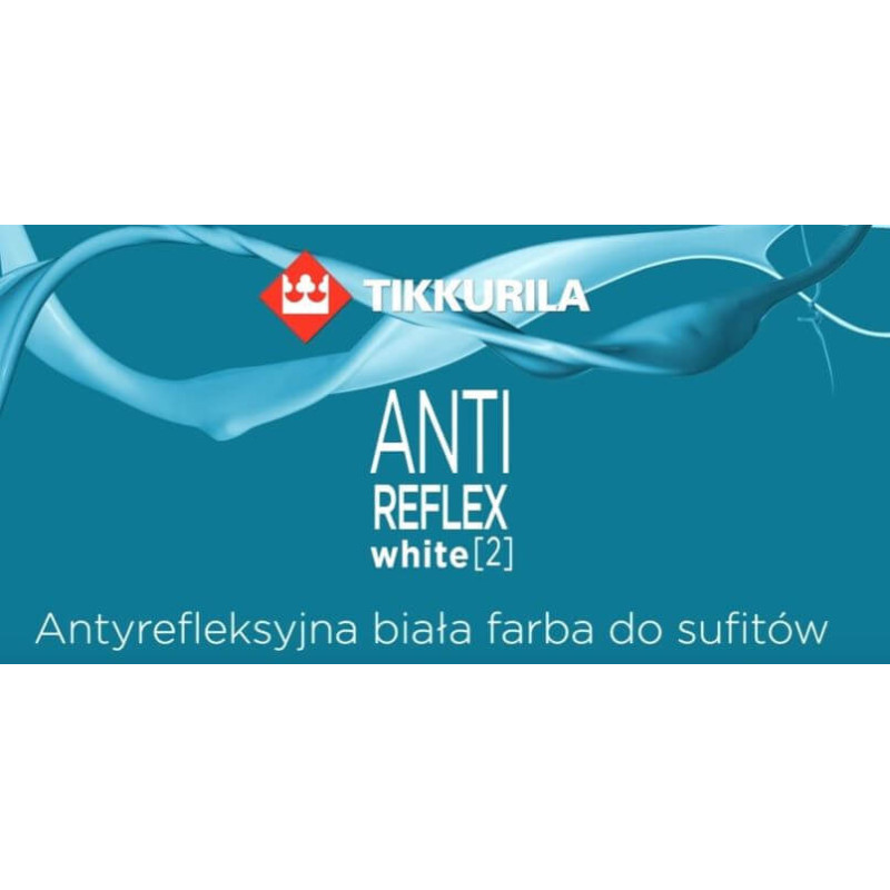 Farba Lateksowa Anti-Reflex White Mat 10L Tikkurila