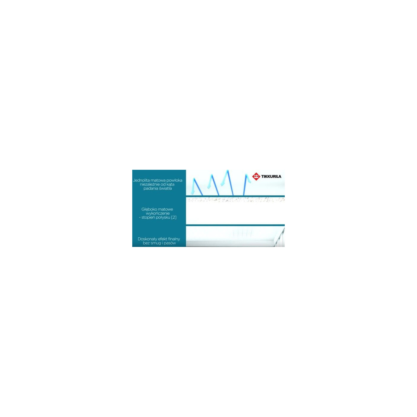 Farba Lateksowa Anti-Reflex White Mat 10L Tikkurila