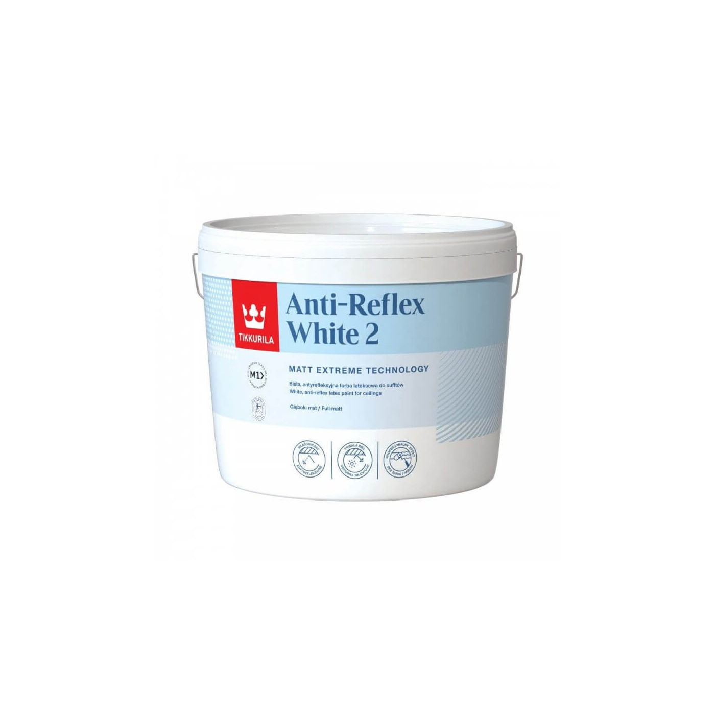 Farba Lateksowa Anti-Reflex White Mat 3L Tikkurila