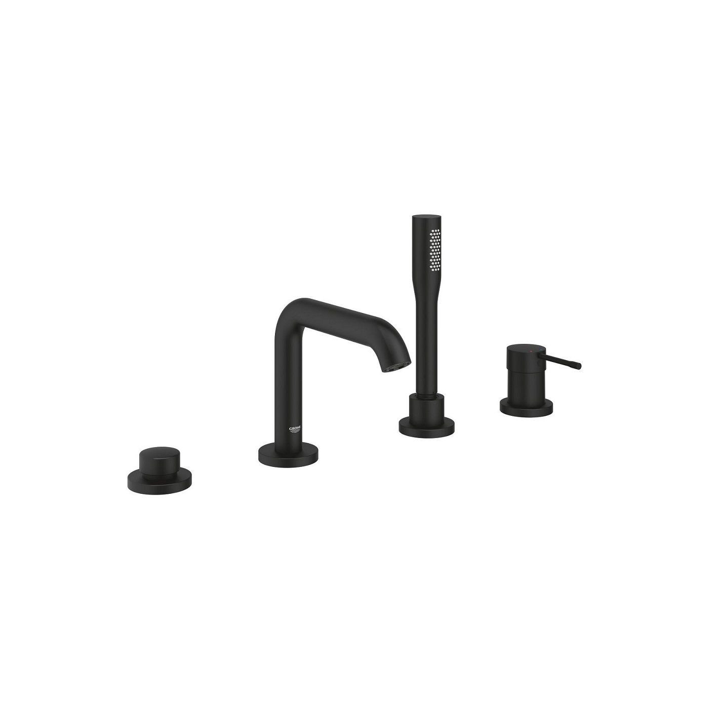 Bateria Wannowa 4-Otworowa Essence Phantom Black 25251KF1 Grohe