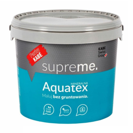 Farba Aquatex Baza A Biała 5l Kabe