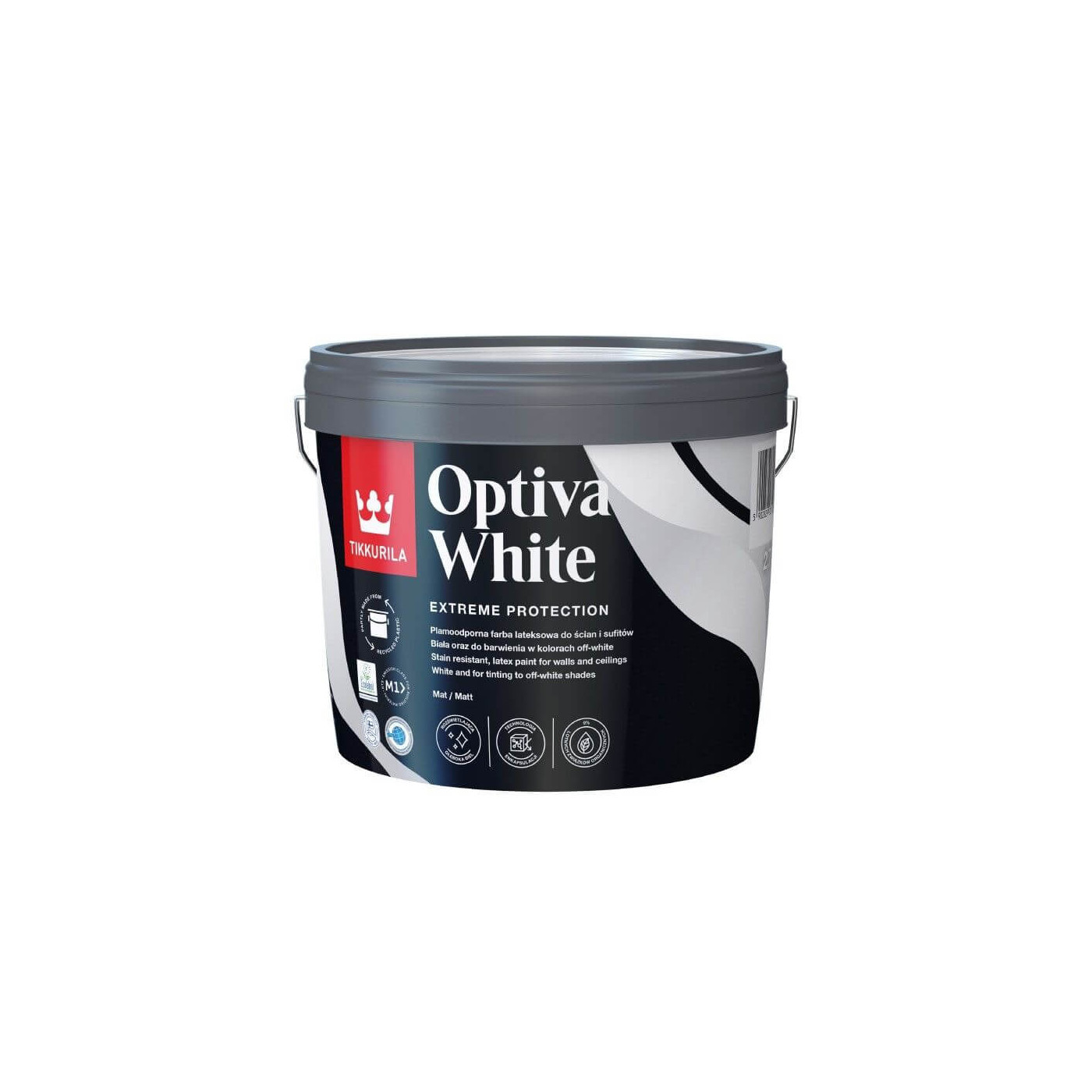 Farba Lateksowa Optiva White 9L Tikkurila
