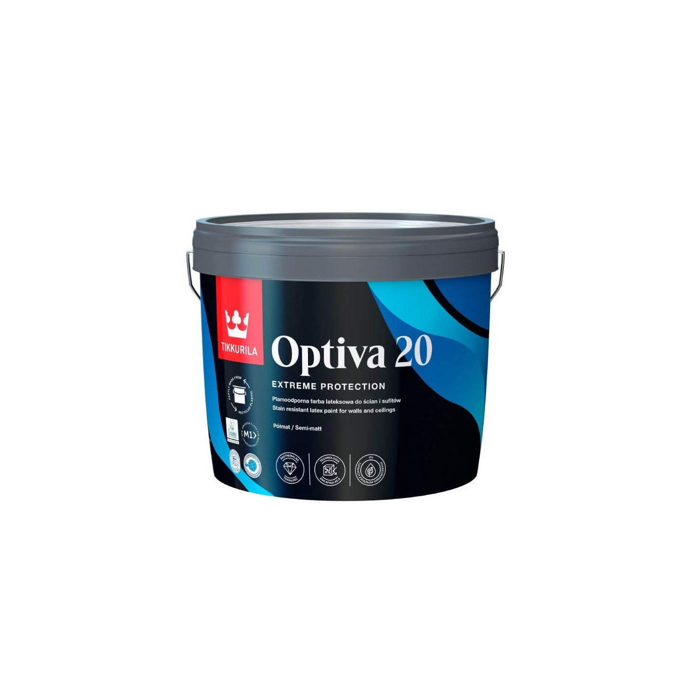 Farba Lateksowa Optiva Semi Matt Baza-A 2,7L Tikkurila