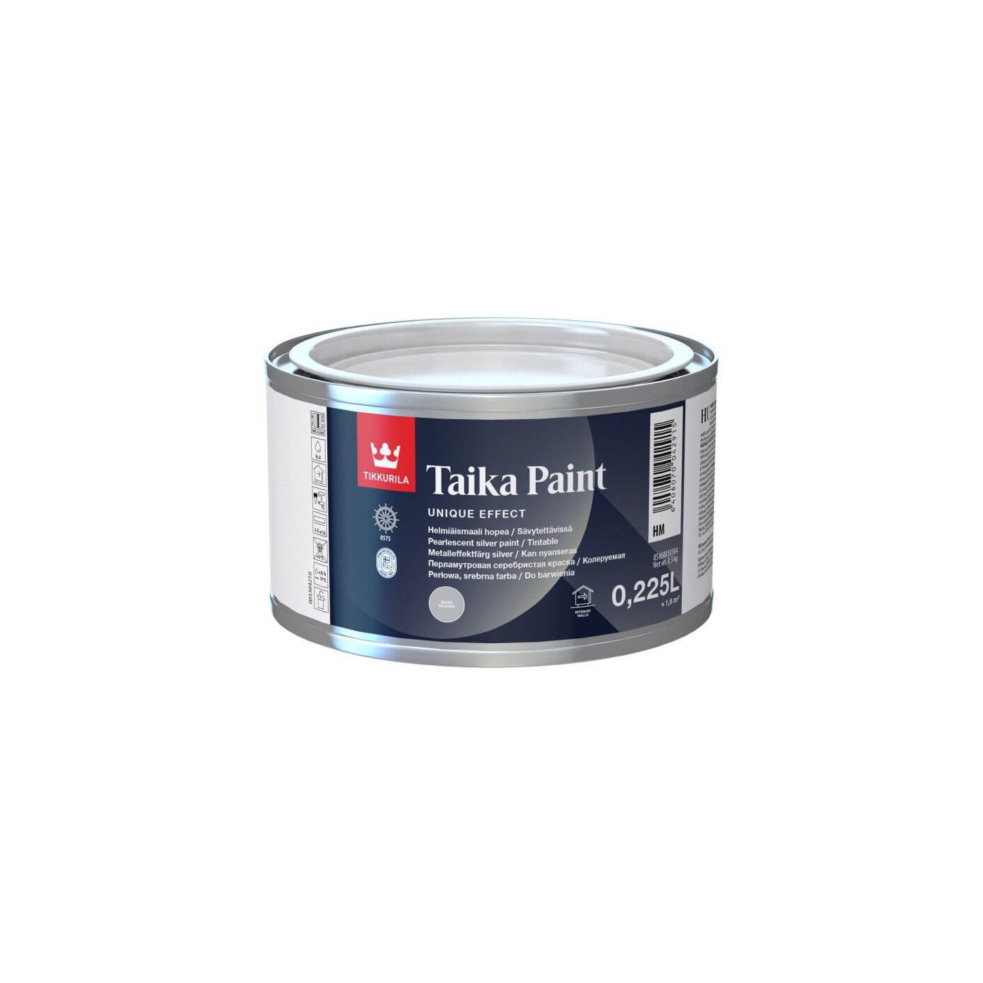 Farba Perłowa Taika Pearl Paint Srebrna 0,225L Tikkurila