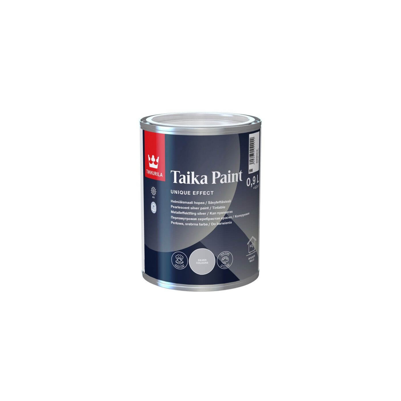 Farba Perłowa Taika Pearl Paint Srebrna 0,9L Tikkurila