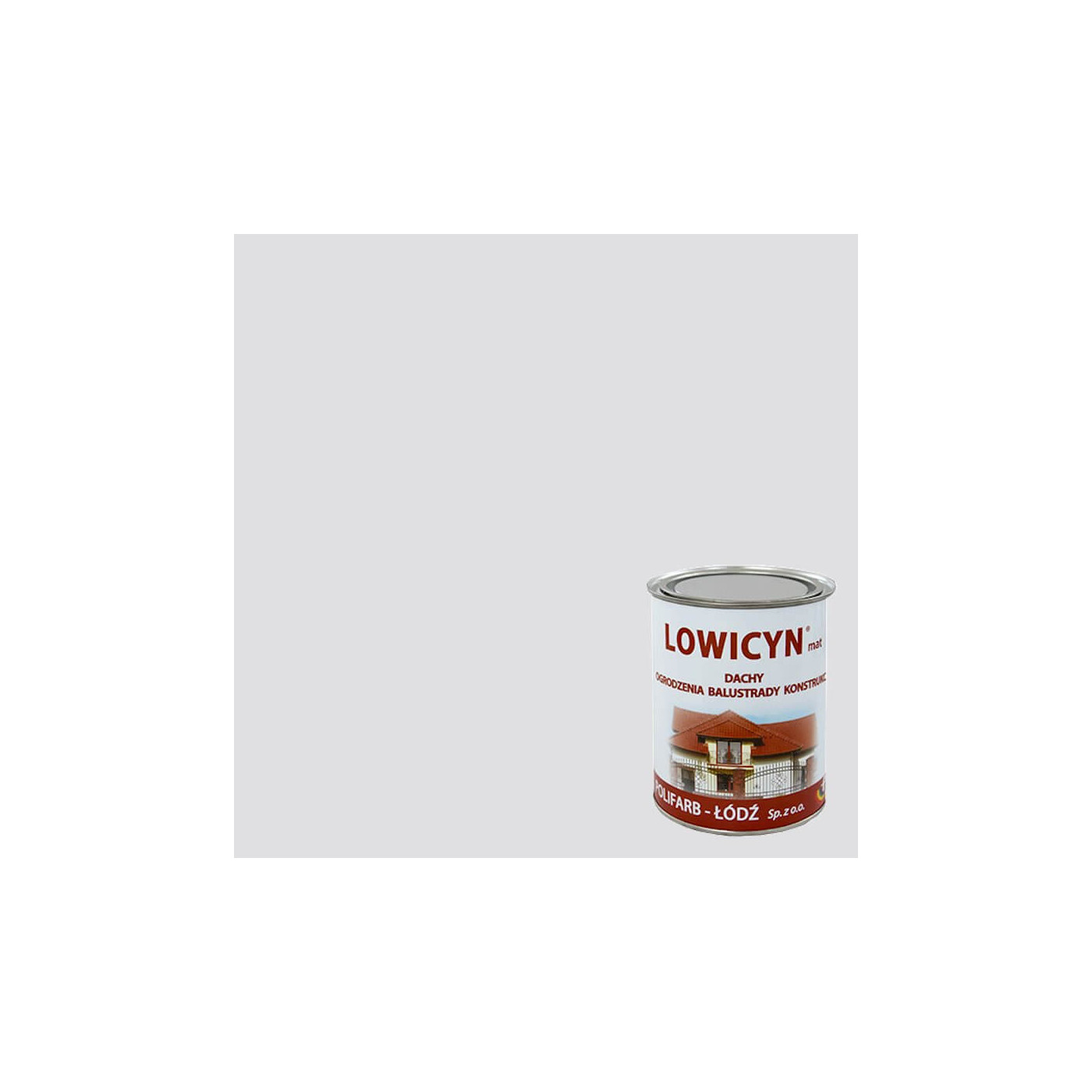 Farba Lowicyn Aluminiowy 0,8L Polifarb Łódź