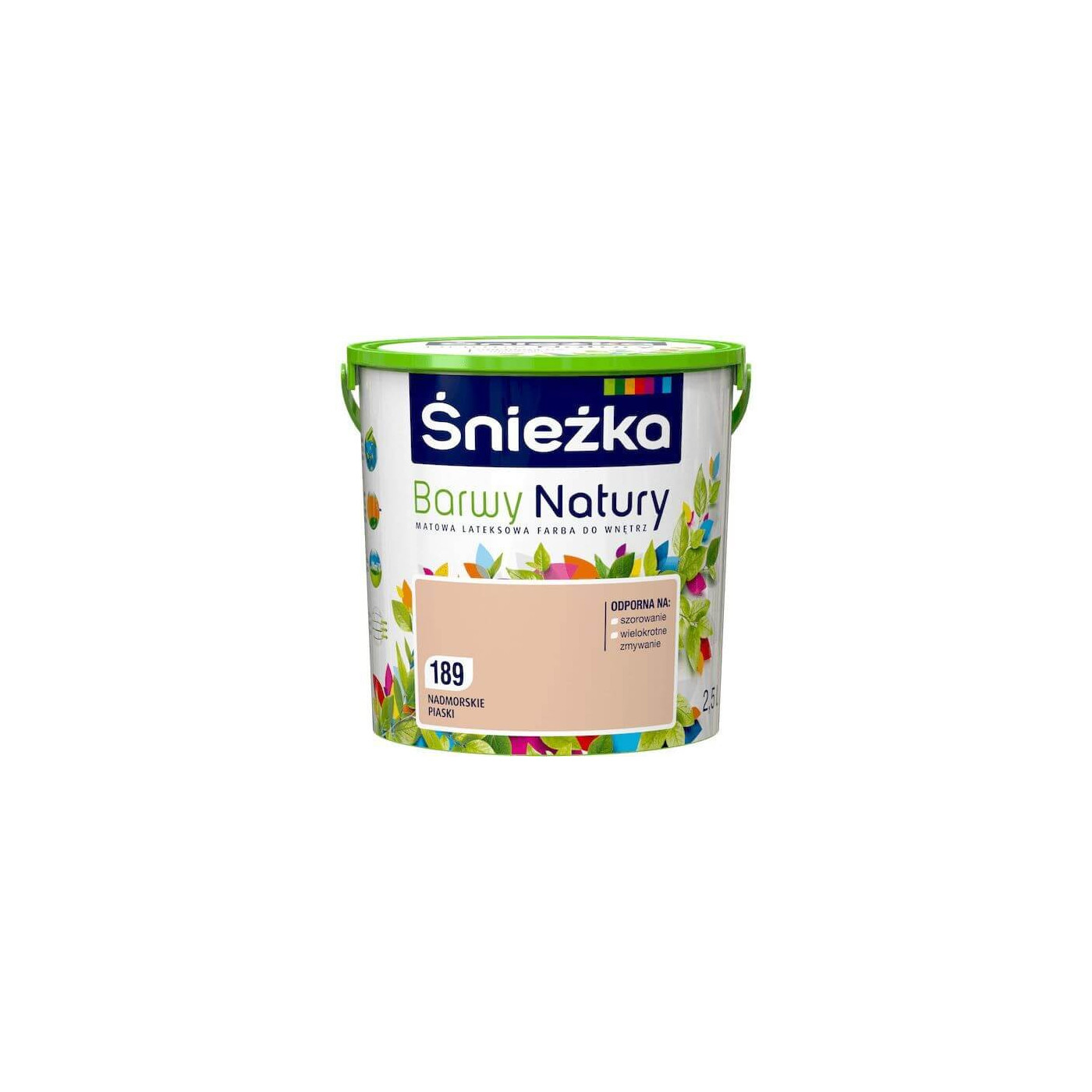 Farba Lateksowa Barwy Natury Nadmorskie Piaski 2,5L Śnieżka