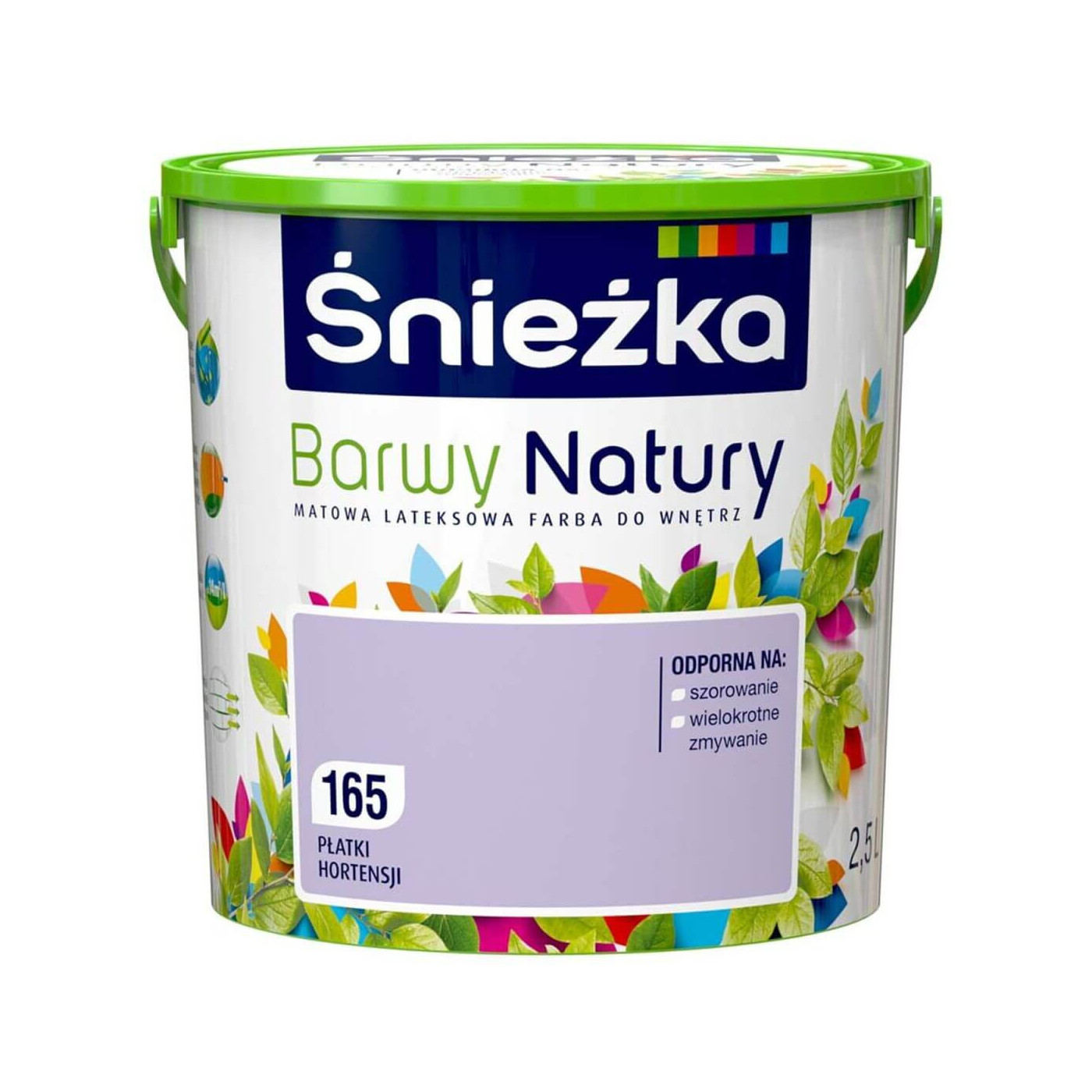 Farba Lateksowa Barwy Natury Płatki Hortensji 2,5L Śnieżka
