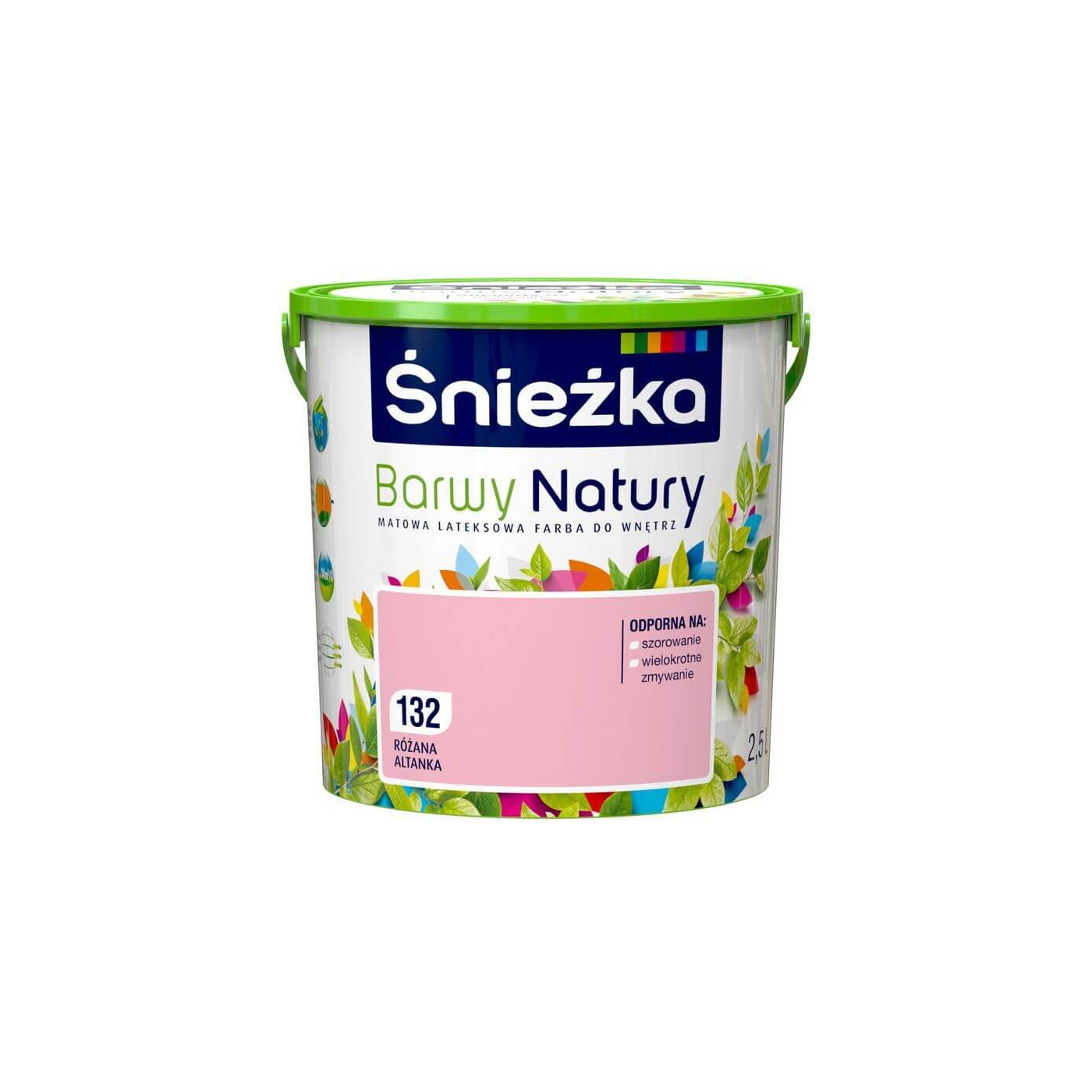 Farba Lateksowa Barwy Natury Różana Altanka 2,5L Śnieżka