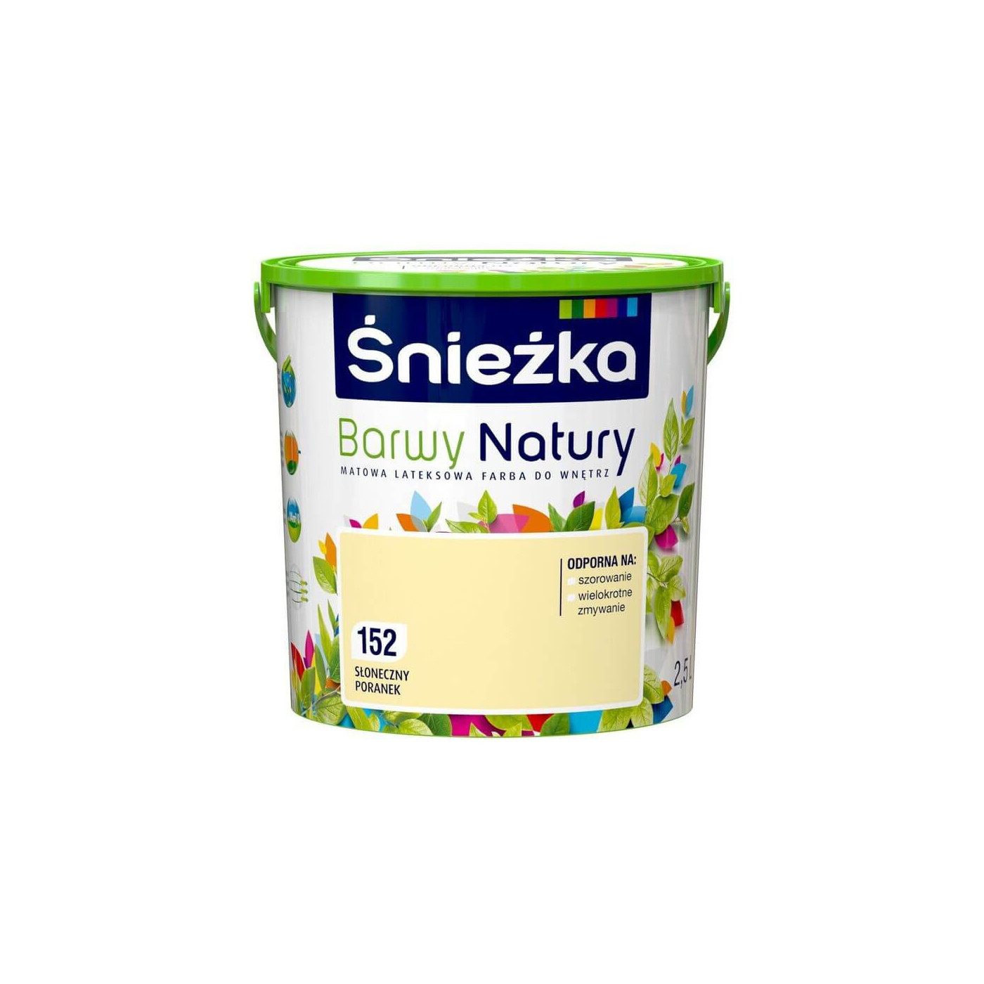 Farba Lateksowa Barwy Natury Słoneczny Poranek 2,5L Śnieżka