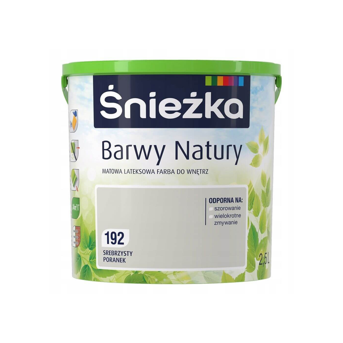 Farba Lateksowa Barwy Natury Srebrzysty Poranek 2,5L Śnieżka