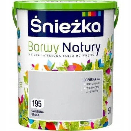 Farba Lateksowa Barwy Natury Gwiezdna Droga 5L Śnieżka