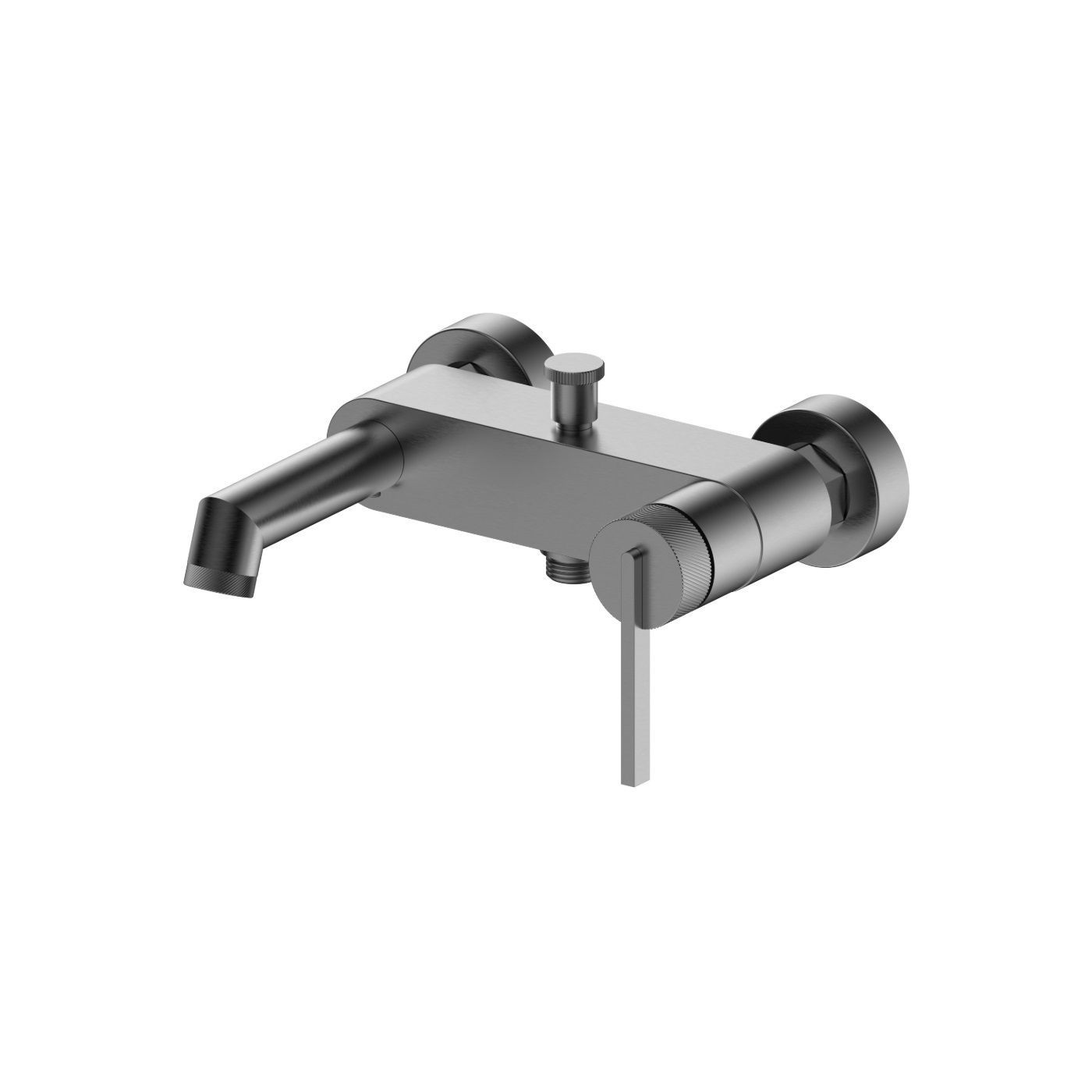 Bateria Wannowa Ścienna Bez Zestawu Prysznicowego Ori Gun Metal 08030BN Emporia