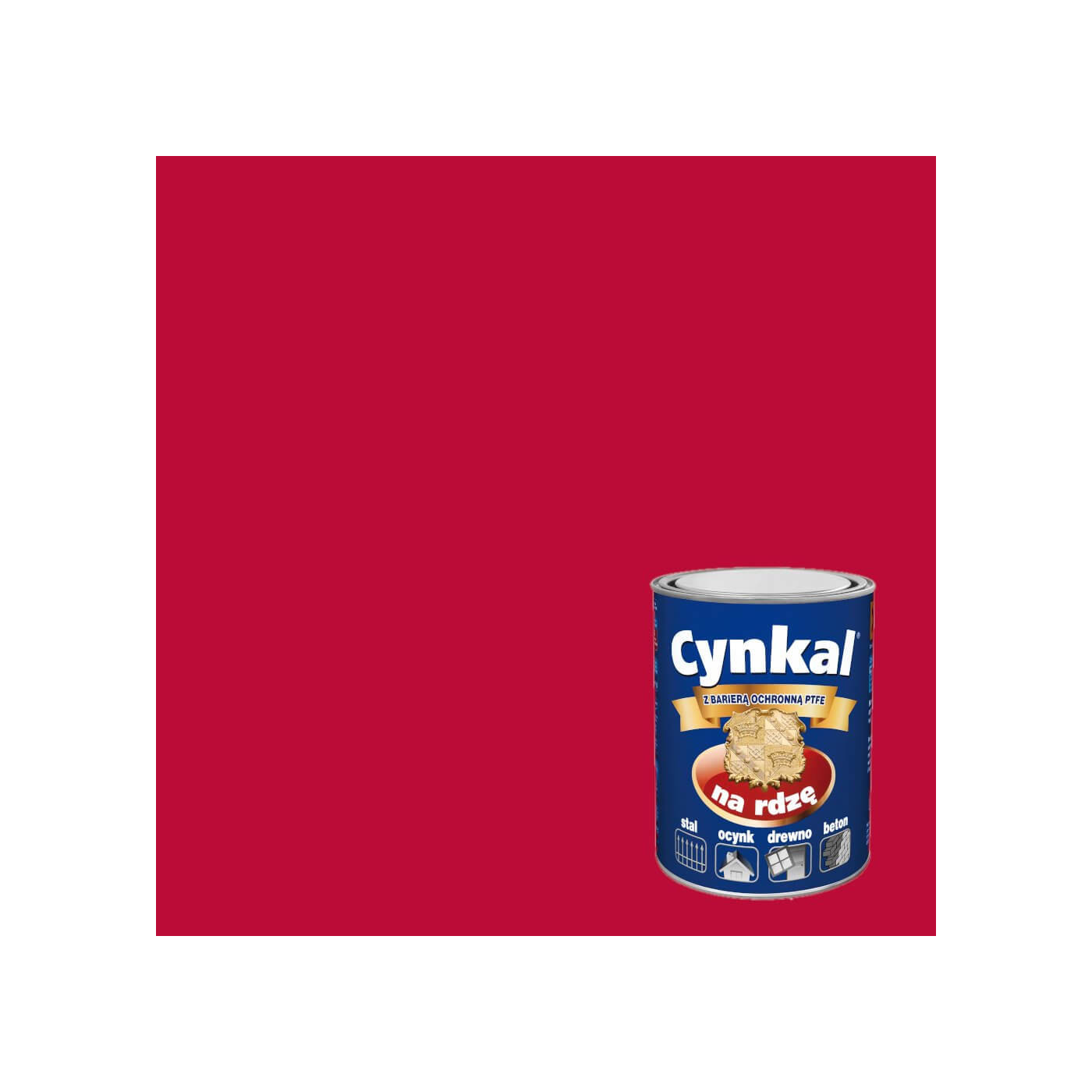 Farba Do Metalu Cynkal Czerwony 0,7L Malexim