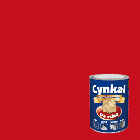 Farba Do Metalu Cynkal Czerwony Sygnałowy 0,7L Malexim