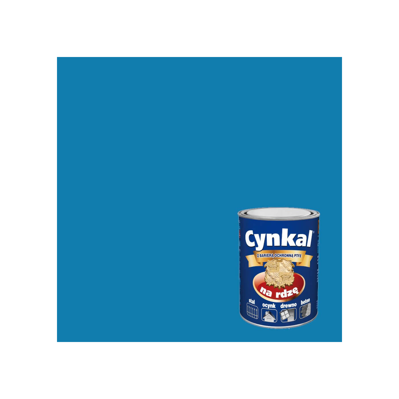 Farba Do Metalu Cynkal Niebieski 0,7L Malexim
