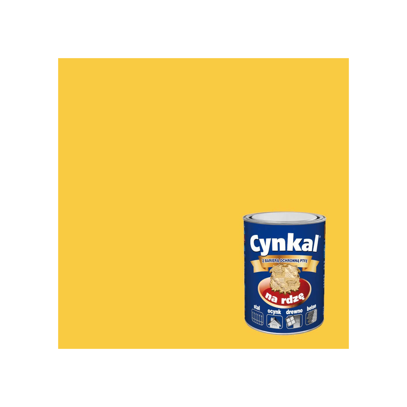 Farba Do Metalu Cynkal Żółty 0,7L Malexim