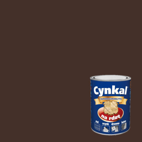Farba Do Metalu Cynkal Czekoladowy 10L Malexim
