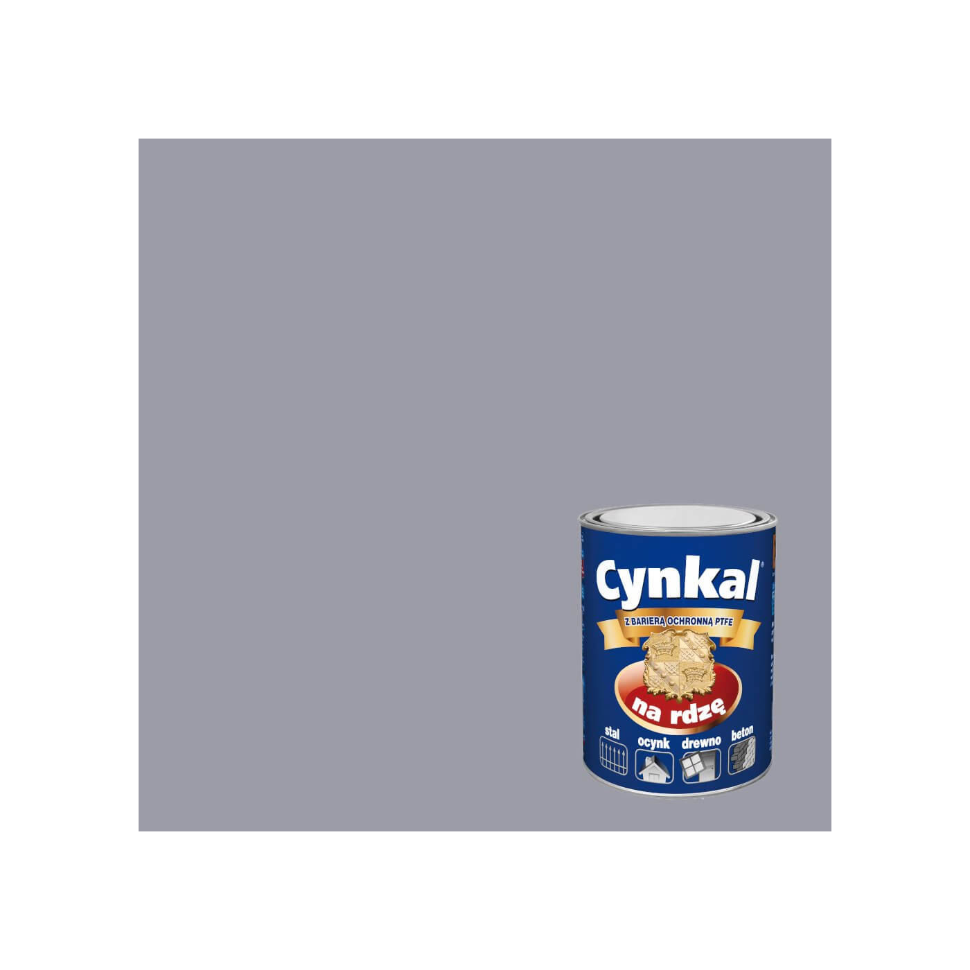 Farba Do Metalu Cynkal Szary Jasny 10L Malexim