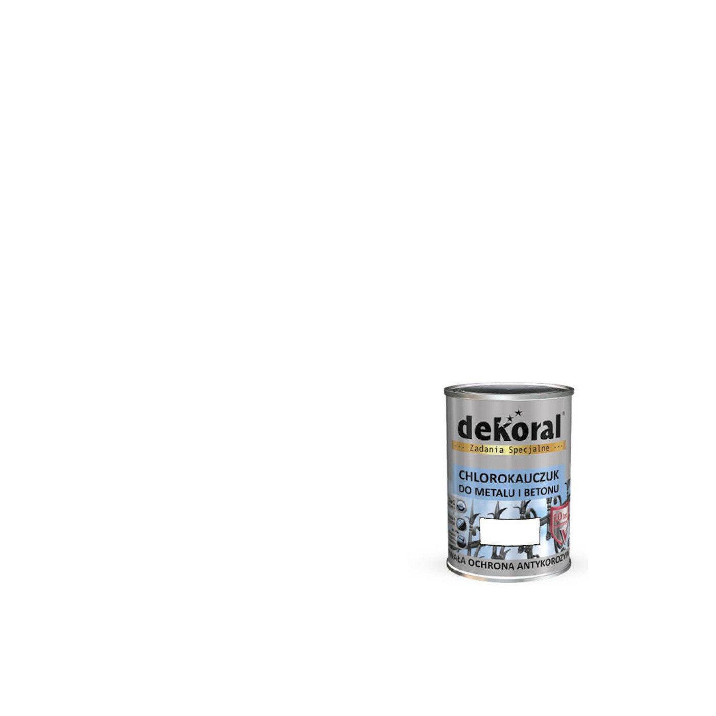 Emalia Chlorokauczukowa Strong Biała RAL 9003 5L Dekoral