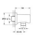 Kolanko Przyłączeniowe Ścienne Rainshower Warm Sunset 27057DA0 Grohe