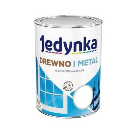 Farba Drewno i Metal Biały Mat 0,9L Jedynka