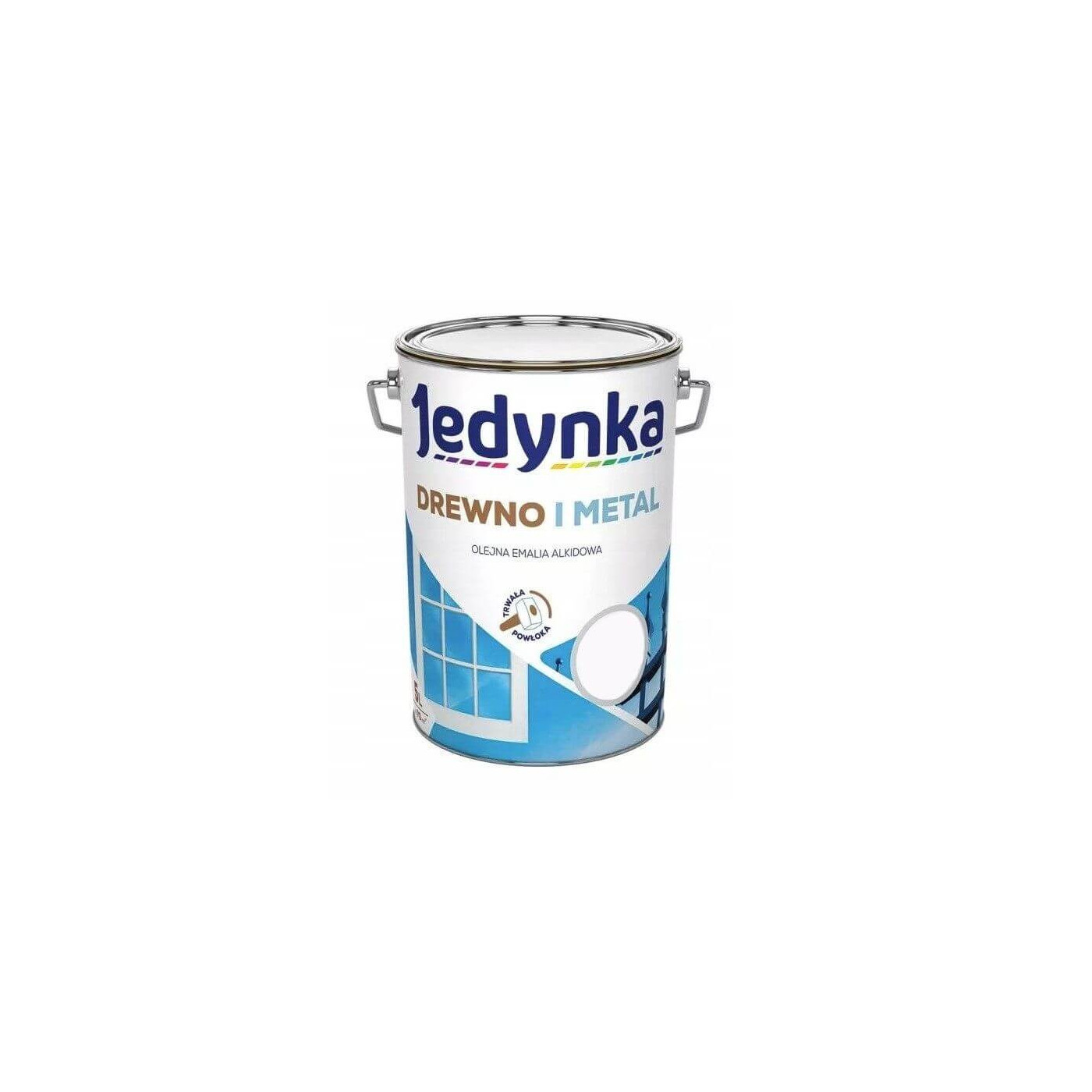 Farba Drewno I Metal Biały Mat 5L Jedynka-Tikkurila