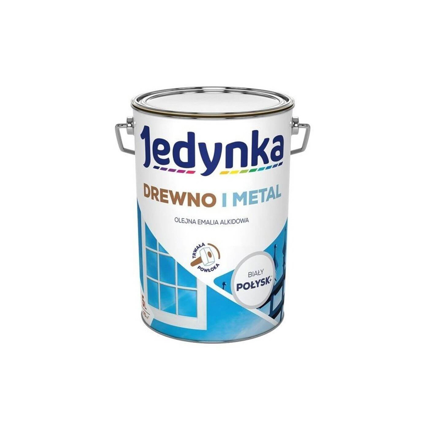 Farba Drewno I Metal Biały 5L Jedynka-Tikkurila