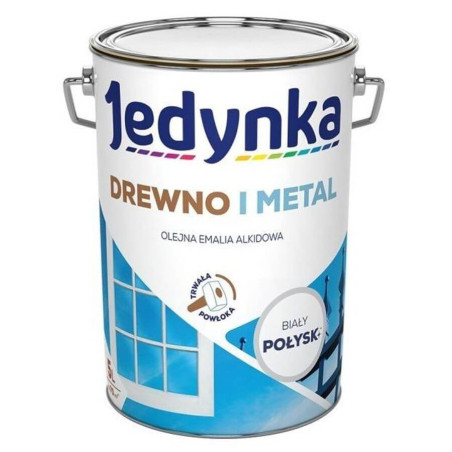 Farba Drewno I Metal Biały 5L Jedynka-Tikkurila