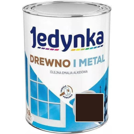 Farba Drewno I Metal Brąz Czekoladowy 0,9L Jedynka-Tikkurila