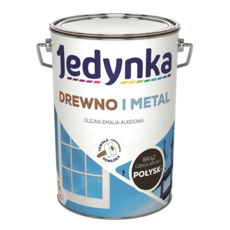 Farba Drewno I Metal Brąz Czekoladowy 5L Jedynka-Tikkurila