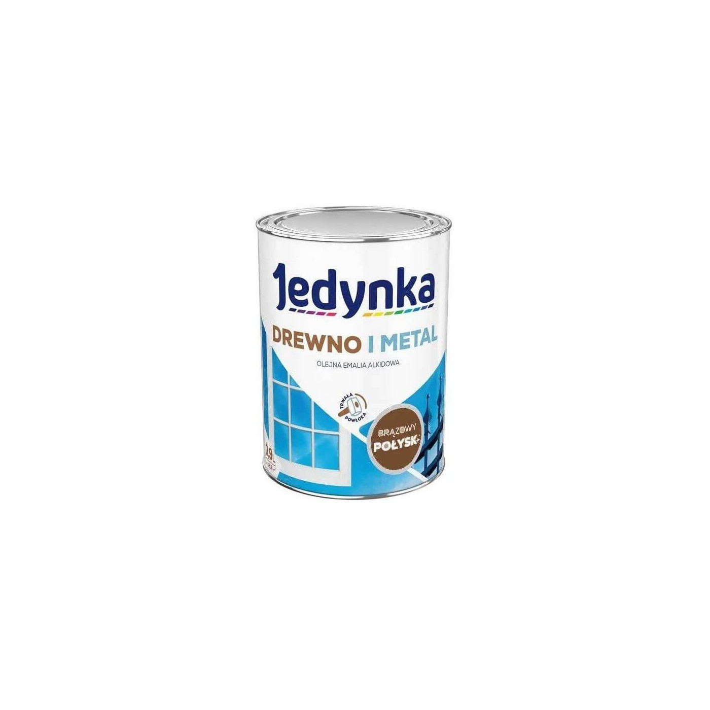 Farba Drewno I Metal Brązowy 0,9L Jedynka-Tikkurila