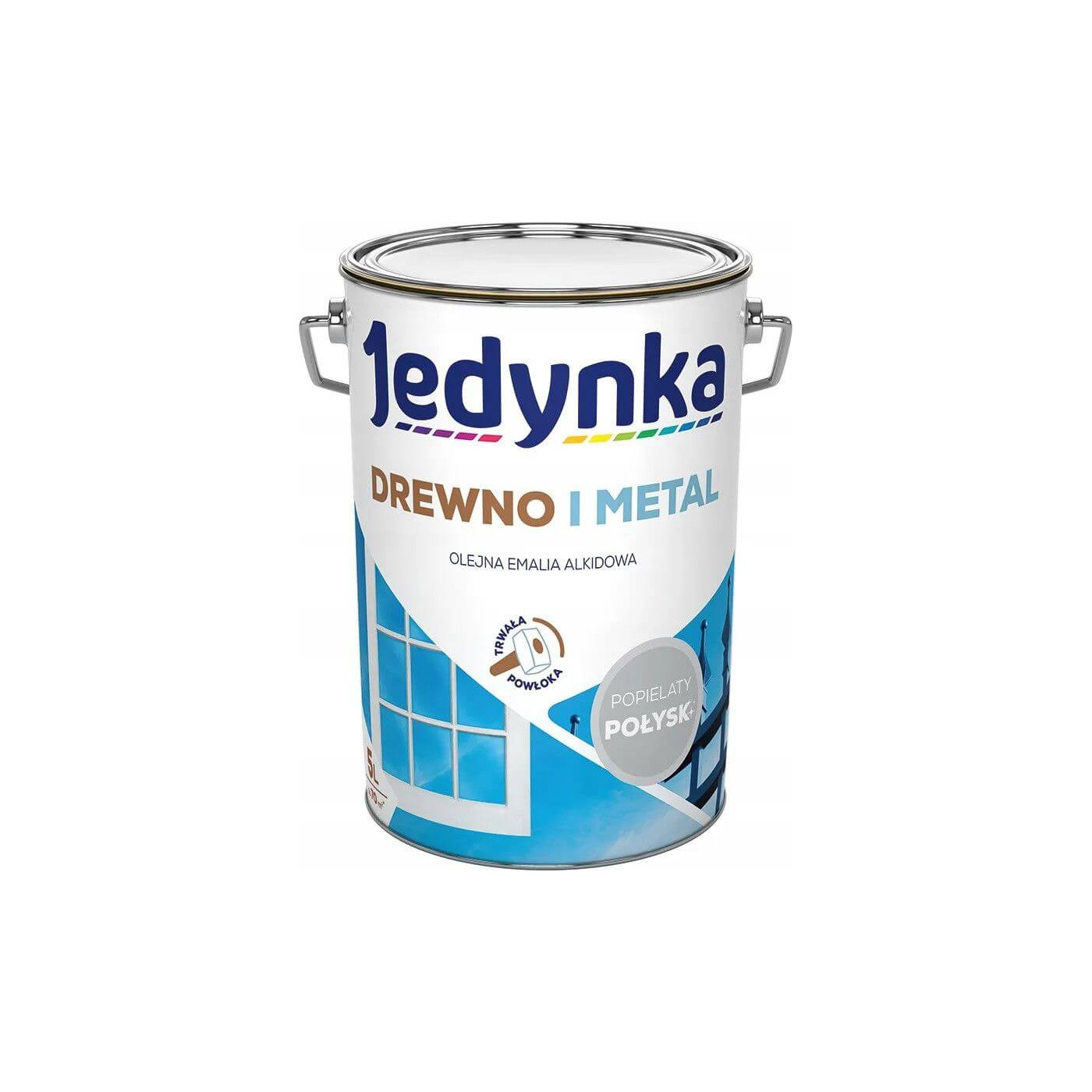 Farba Drewno I Metal Popielaty 5L Jedynka-Tikkurila
