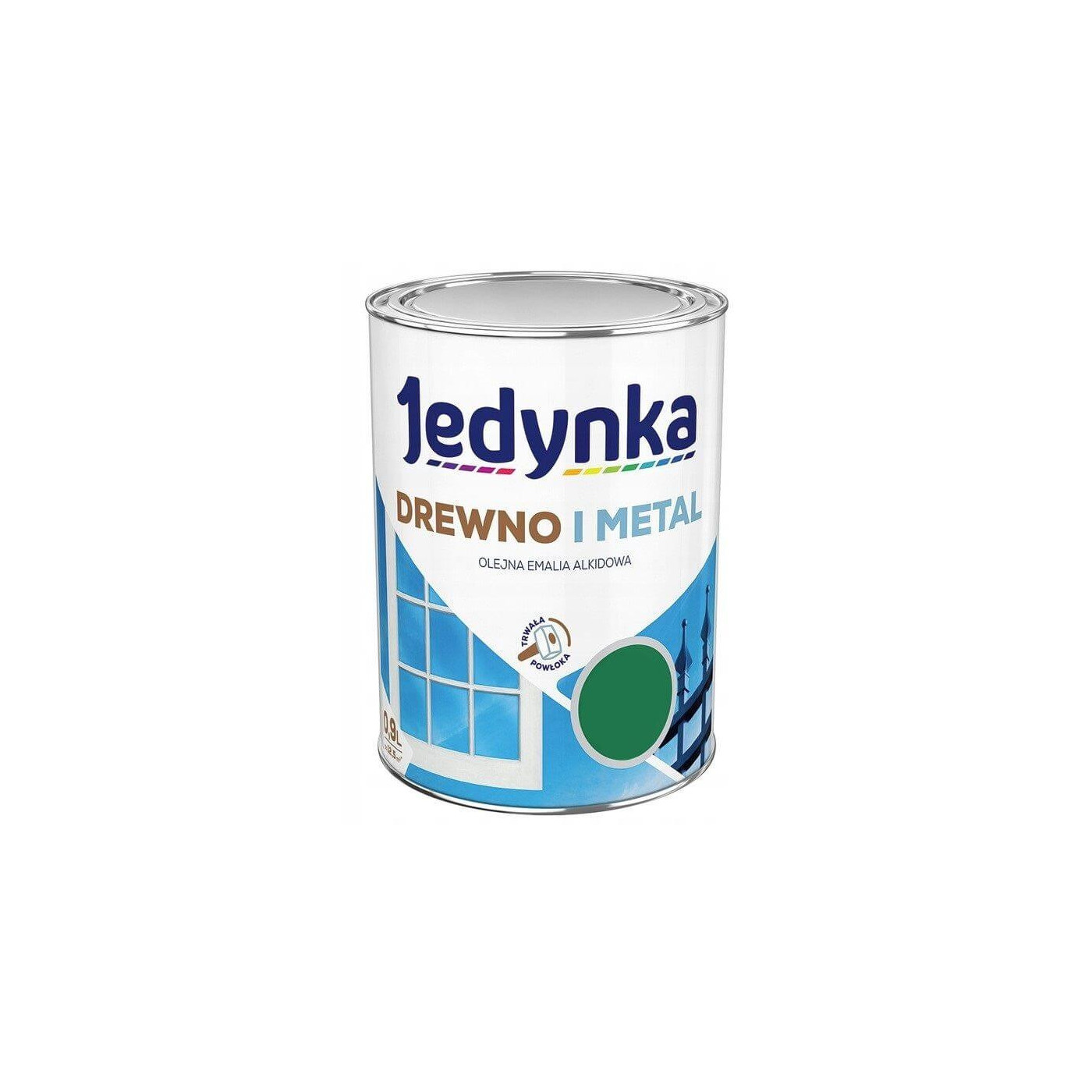 Farba Drewno I Metal Zielony 0,9L Jedynka-Tikkurila