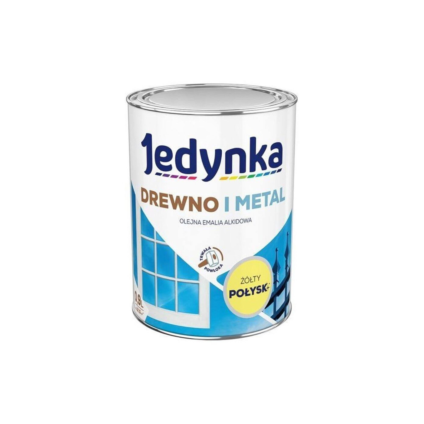 Farba Drewno I Metal Żółty 0,9L Jedynka-Tikkurila
