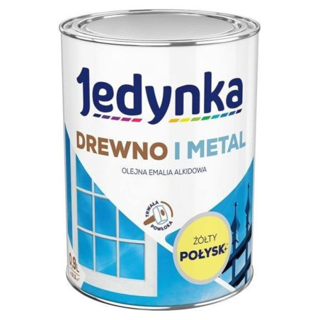 Farba Drewno I Metal Żółty 0,9L Jedynka-Tikkurila