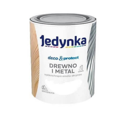Farba Deco & Protect Drewno I Metal Biały Mat 0,7L Jedynka-Tikkurila